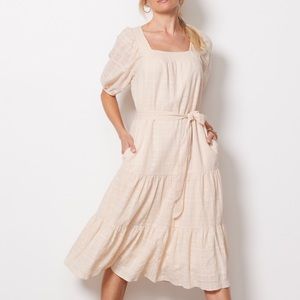 Evereve Carley Midi Dress Size Small